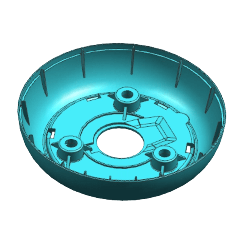 Waterverwarmer onderste spuitgietonderdeel