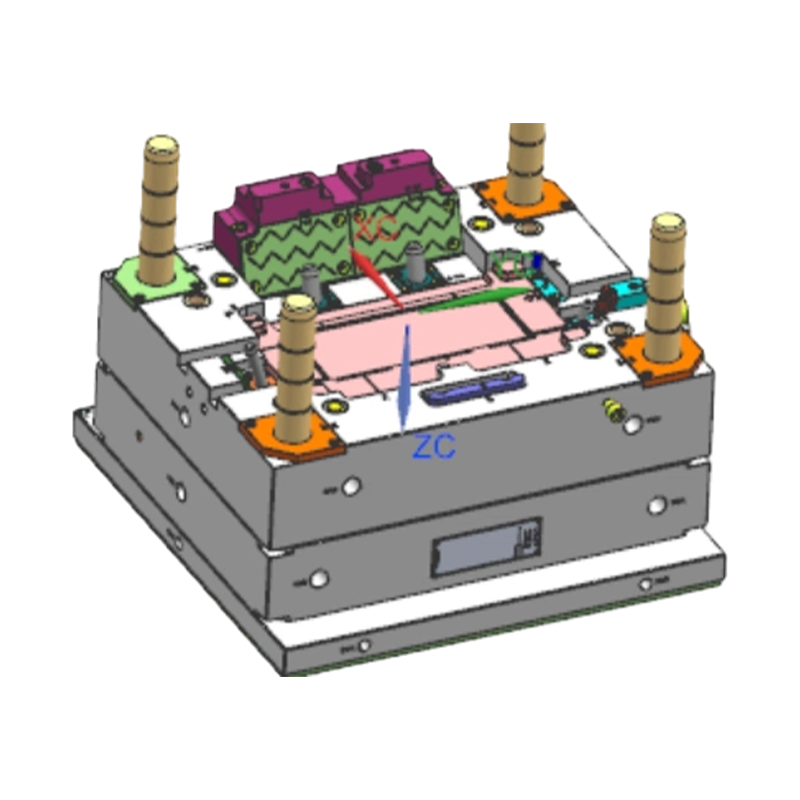 Onderdelen van de achtercover van de printer