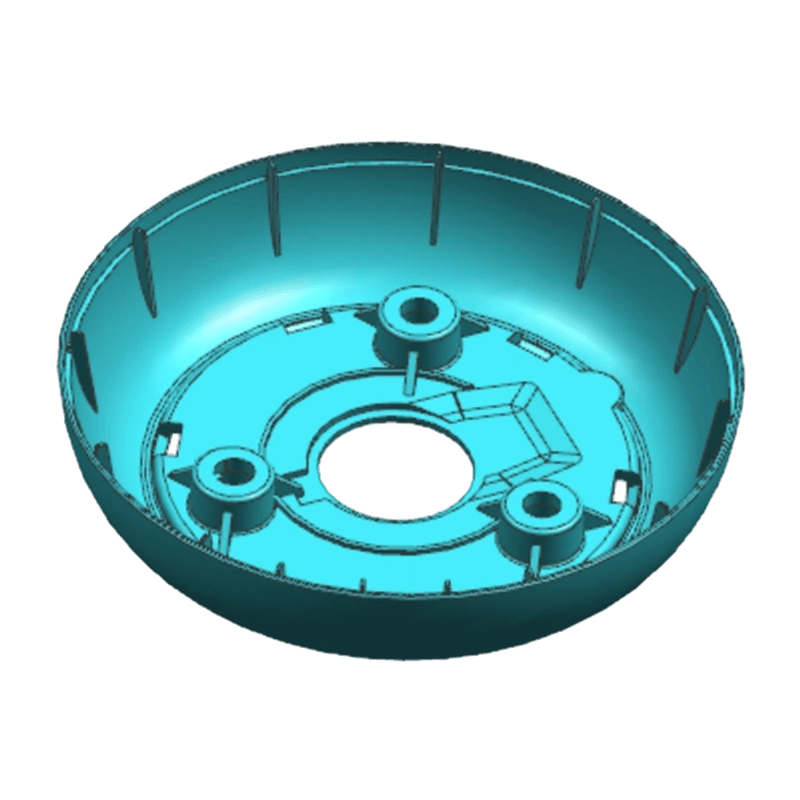 Waterverwarmer onderste spuitgietonderdeel